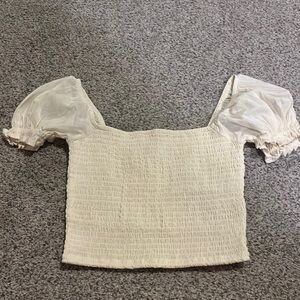 Billabong ruched crop top